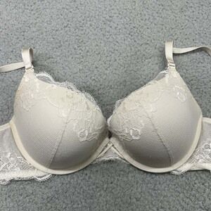 Ambrielle Bra 38C Push Up Bra Every Day Convertible Plunge Push-up